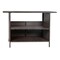 Emma and Oliver Melfi Wicker Rattan Counter Height Bar Table for Indoor/Outdoor Use with Inner Shelf and Bar Top